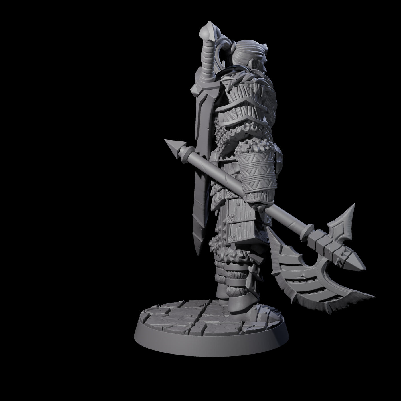 Quietly Confident Monster Slayer Miniature for Dungeons and Dragons, Pathfinder or other TTRPGs