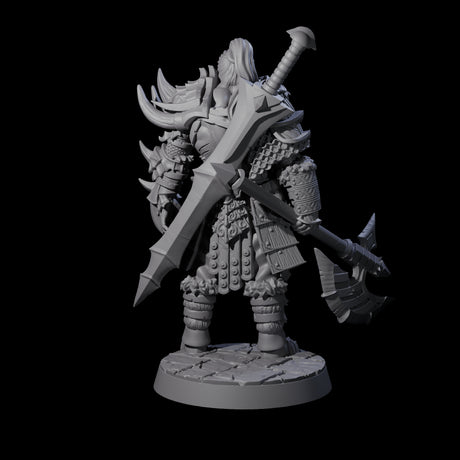 Quietly Confident Monster Slayer Miniature for Dungeons and Dragons, Pathfinder or other TTRPGs