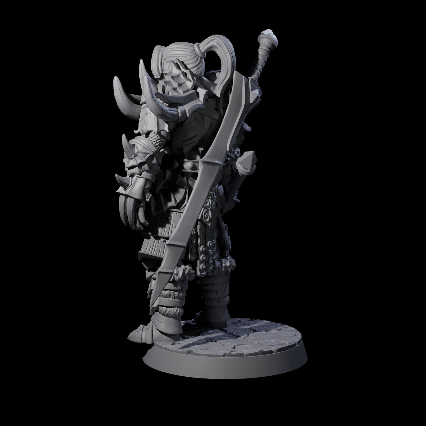 Quietly Confident Monster Slayer Miniature for Dungeons and Dragons, Pathfinder or other TTRPGs