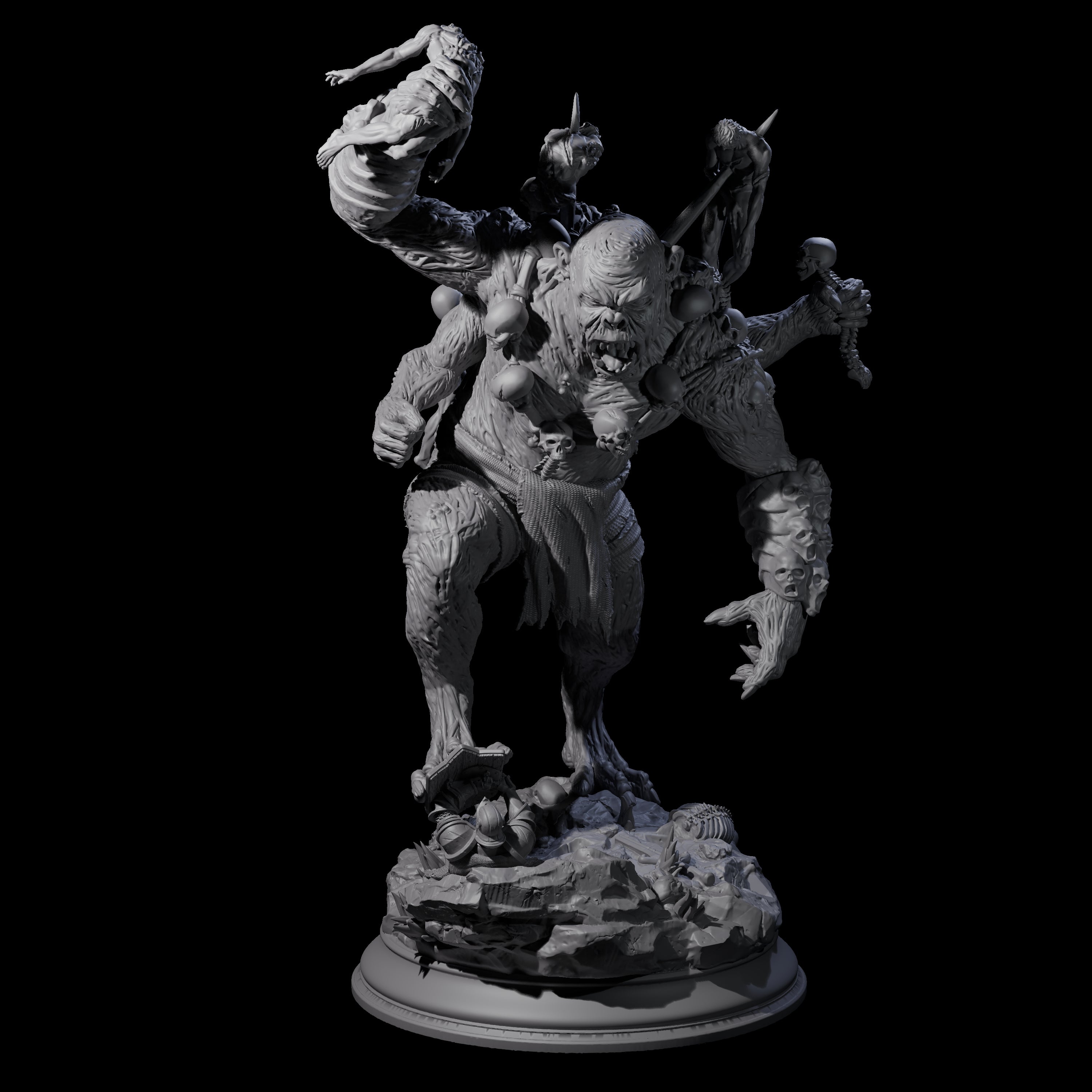 Raging Barlgura Miniature for Dungeons and Dragons, Pathfinder or other TTRPGs