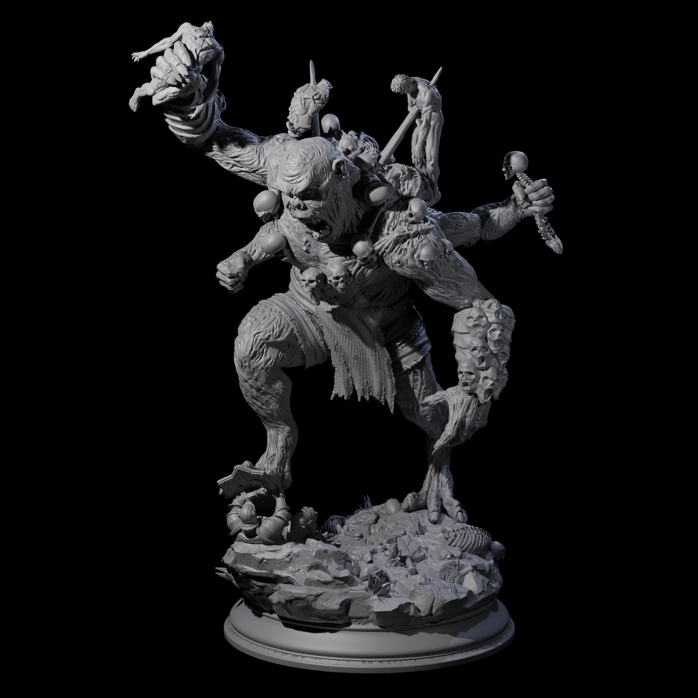 Raging Barlgura Miniature for Dungeons and Dragons, Pathfinder or other TTRPGs
