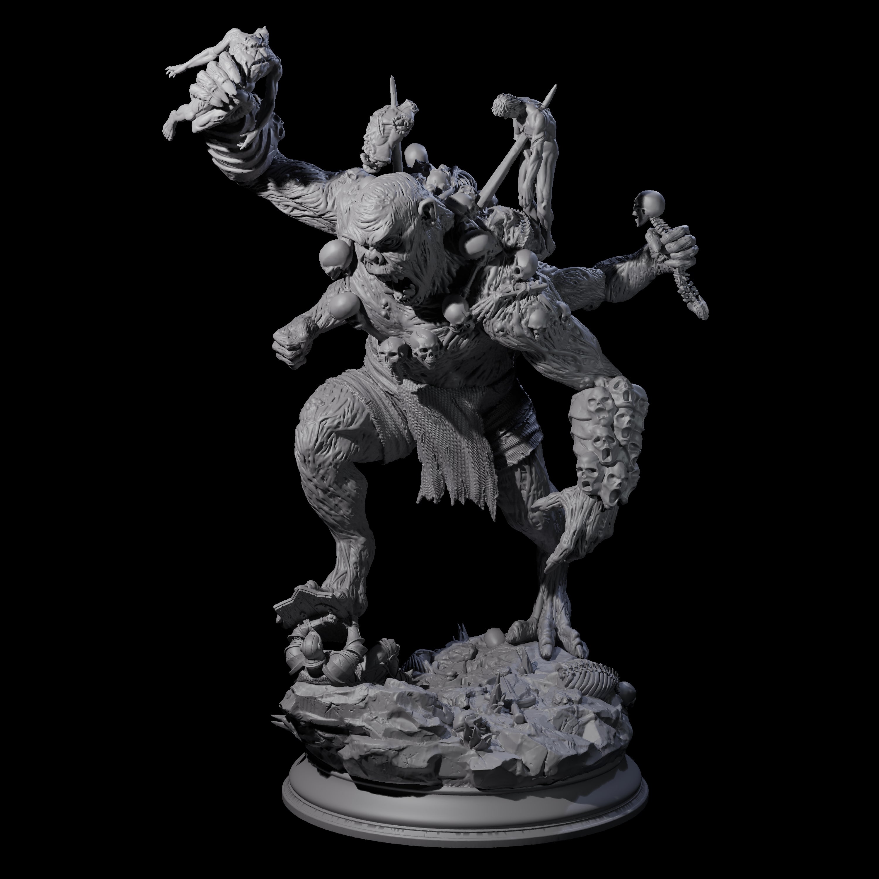 Raging Barlgura Miniature for Dungeons and Dragons, Pathfinder or other TTRPGs