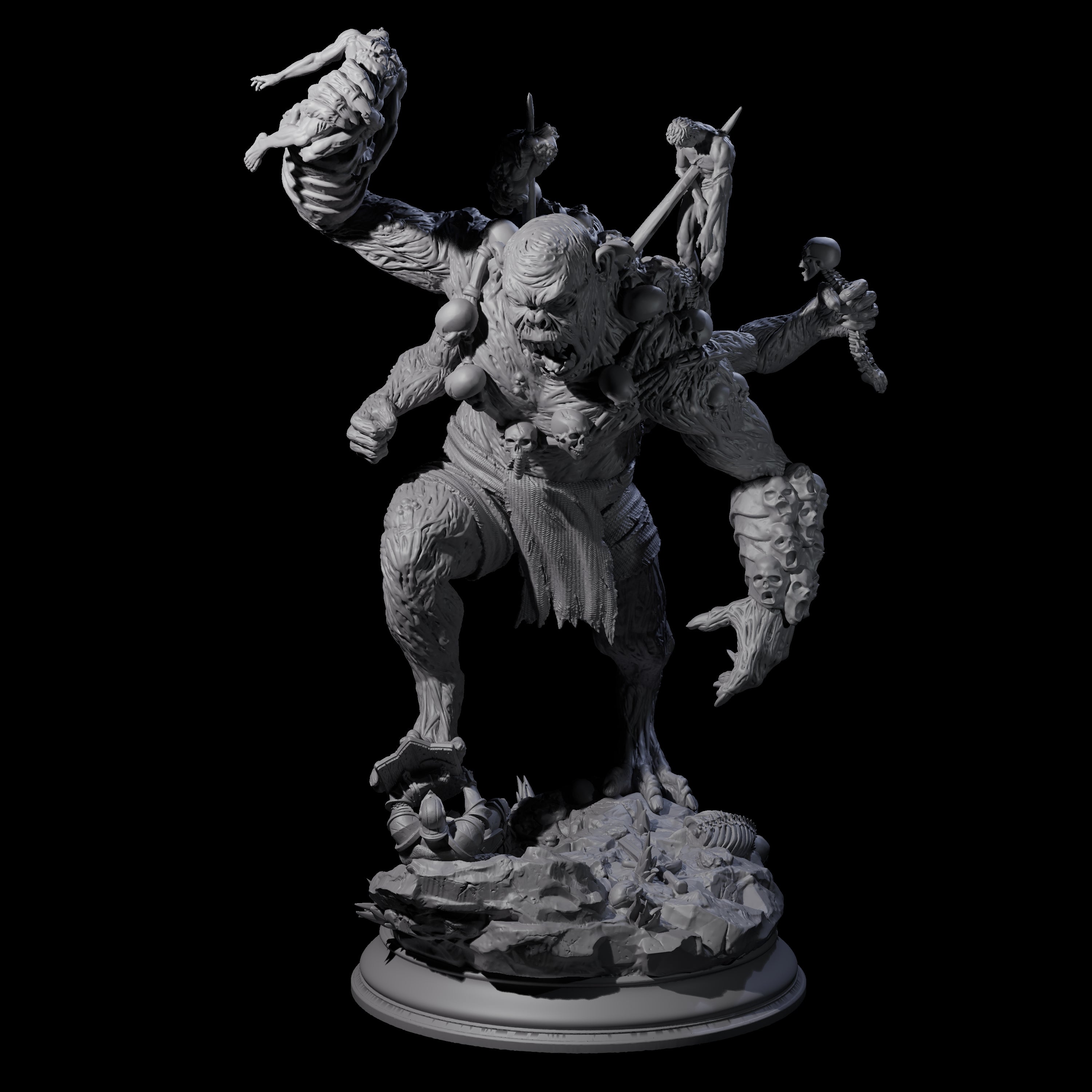 Raging Barlgura Miniature for Dungeons and Dragons, Pathfinder or other TTRPGs