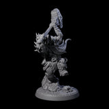 Raging Berserker Dwarf A Miniature for Dungeons and Dragons, Pathfinder or other TTRPGs