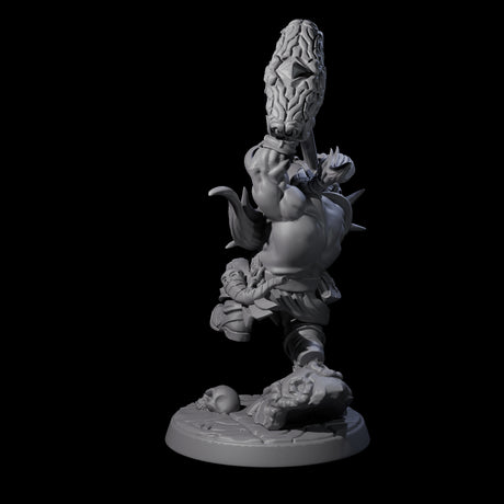 Raging Berserker Dwarf A Miniature for Dungeons and Dragons, Pathfinder or other TTRPGs