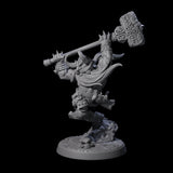 Raging Berserker Dwarf A Miniature for Dungeons and Dragons, Pathfinder or other TTRPGs
