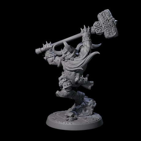 Raging Berserker Dwarf A Miniature for Dungeons and Dragons, Pathfinder or other TTRPGs