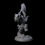 Raging Berserker Dwarf A Miniature for Dungeons and Dragons, Pathfinder or other TTRPGs