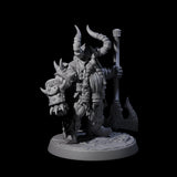 Raging Berserker Dwarf B Miniature for Dungeons and Dragons, Pathfinder or other TTRPGs