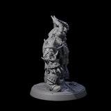 Raging Berserker Dwarf B Miniature for Dungeons and Dragons, Pathfinder or other TTRPGs