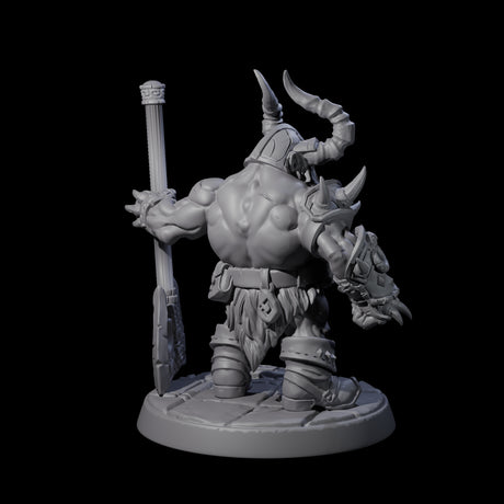 Raging Berserker Dwarf B Miniature for Dungeons and Dragons, Pathfinder or other TTRPGs