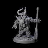 Raging Berserker Dwarf B Miniature for Dungeons and Dragons, Pathfinder or other TTRPGs