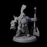 Raging Berserker Dwarf B Miniature for Dungeons and Dragons, Pathfinder or other TTRPGs