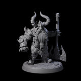 Raging Berserker Dwarf B Miniature for Dungeons and Dragons, Pathfinder or other TTRPGs
