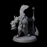 Raging Berserker Dwarf B Miniature for Dungeons and Dragons, Pathfinder or other TTRPGs