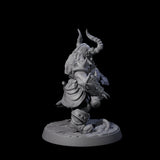 Raging Berserker Dwarf D Miniature for Dungeons and Dragons, Pathfinder or other TTRPGs