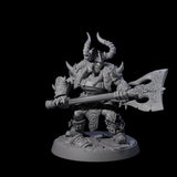 Raging Berserker Dwarf D Miniature for Dungeons and Dragons, Pathfinder or other TTRPGs
