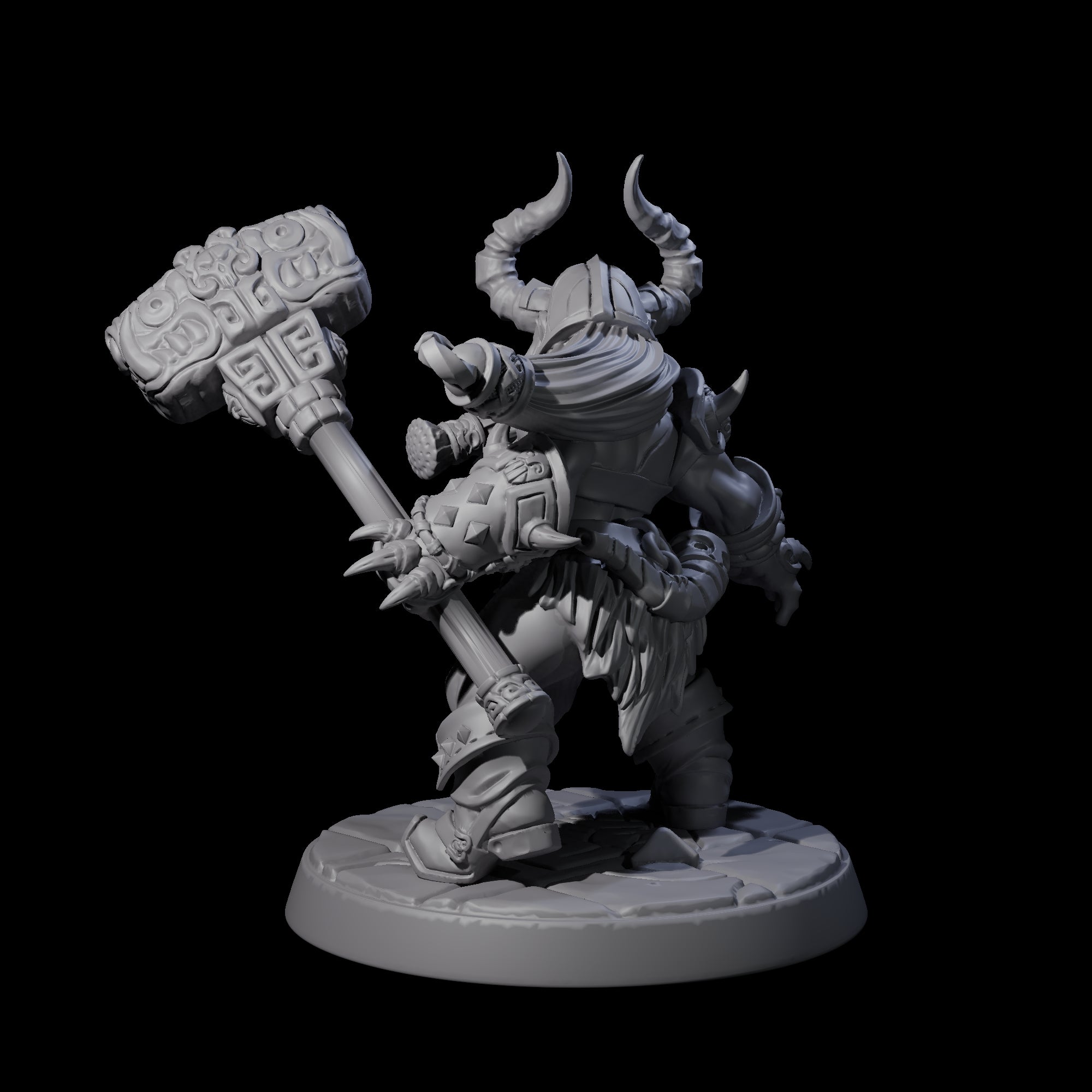 Raging Berserker Dwarf F Miniature for Dungeons and Dragons, Pathfinder or other TTRPGs