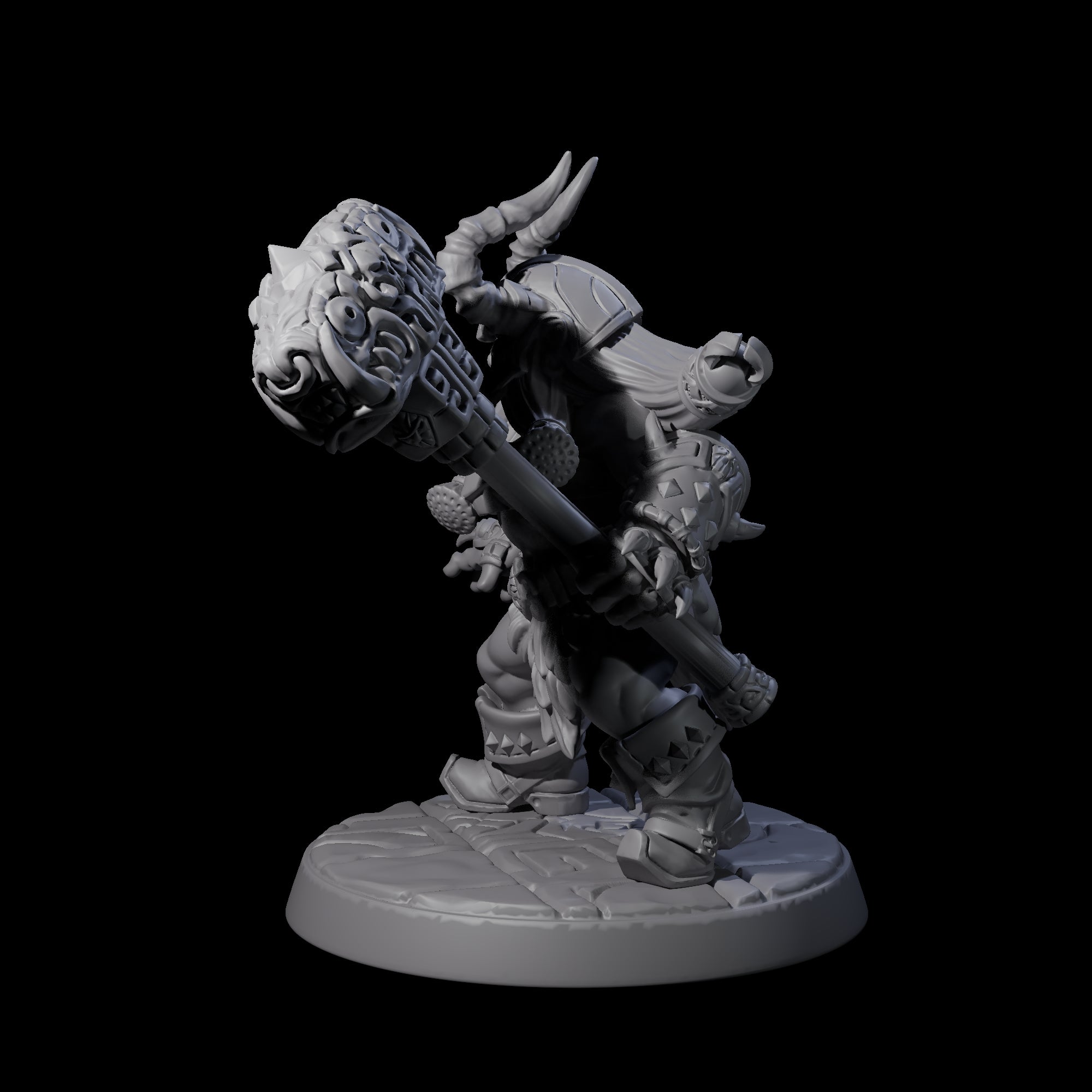 Raging Berserker Dwarf F Miniature for Dungeons and Dragons, Pathfinder or other TTRPGs