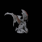 Raging Black Dragon Miniature for Dungeons and Dragons, Pathfinder or other TTRPGs