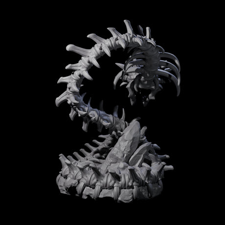 Raging Bone Naga Miniature for Dungeons and Dragons, Pathfinder or other TTRPGs