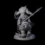 Raging Bugbear mounted on Owlbear A Miniature for Dungeons and Dragons, Pathfinder or other TTRPGs