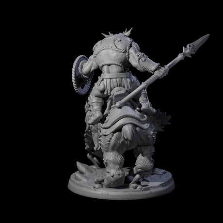 Raging Bugbear mounted on Owlbear A Miniature for Dungeons and Dragons, Pathfinder or other TTRPGs