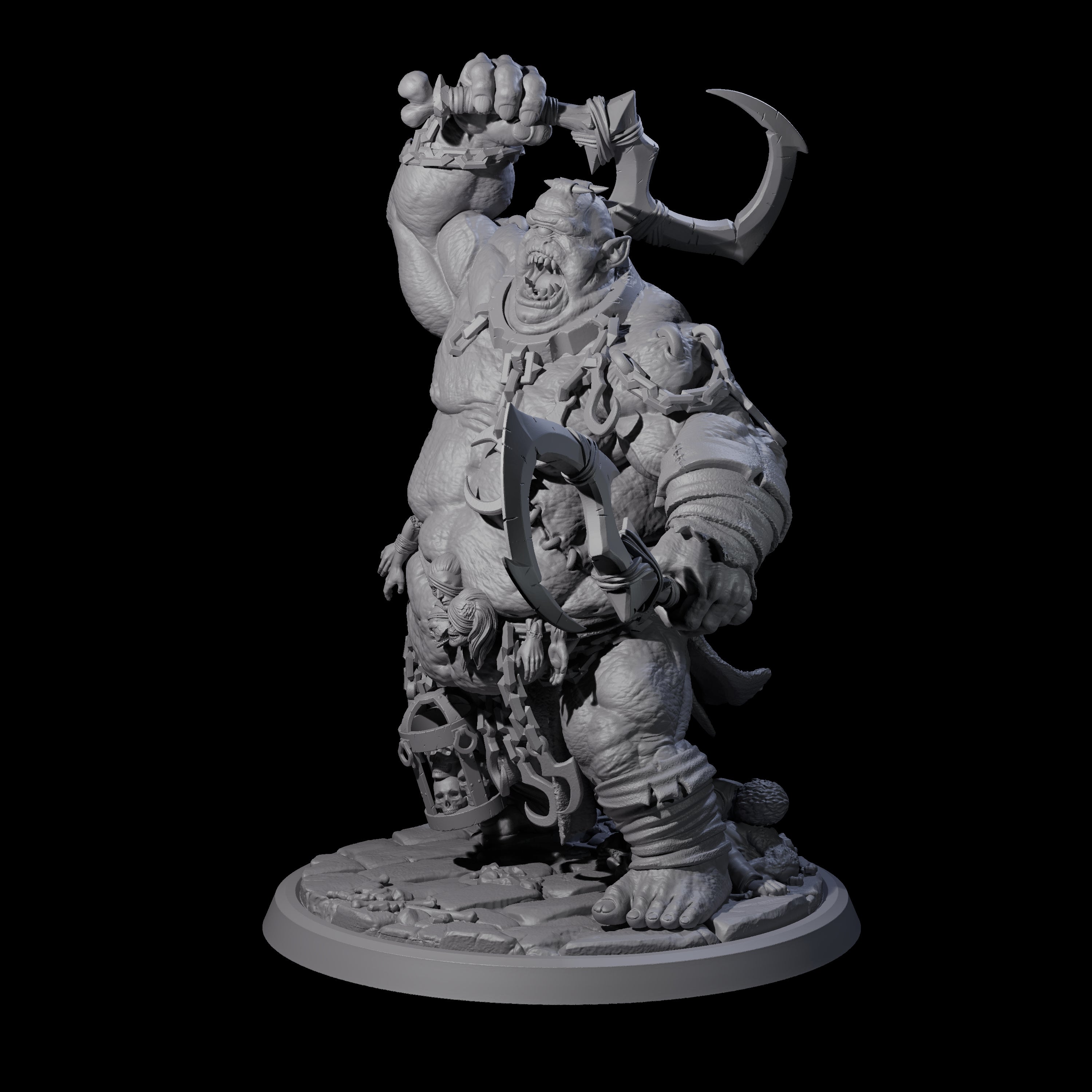 Raging Cyclops A Miniature for Dungeons and Dragons, Pathfinder or other TTRPGs