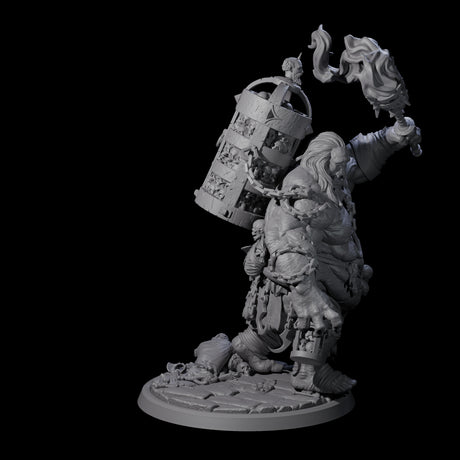 Raging Cyclops B Miniature for Dungeons and Dragons, Pathfinder or other TTRPGs