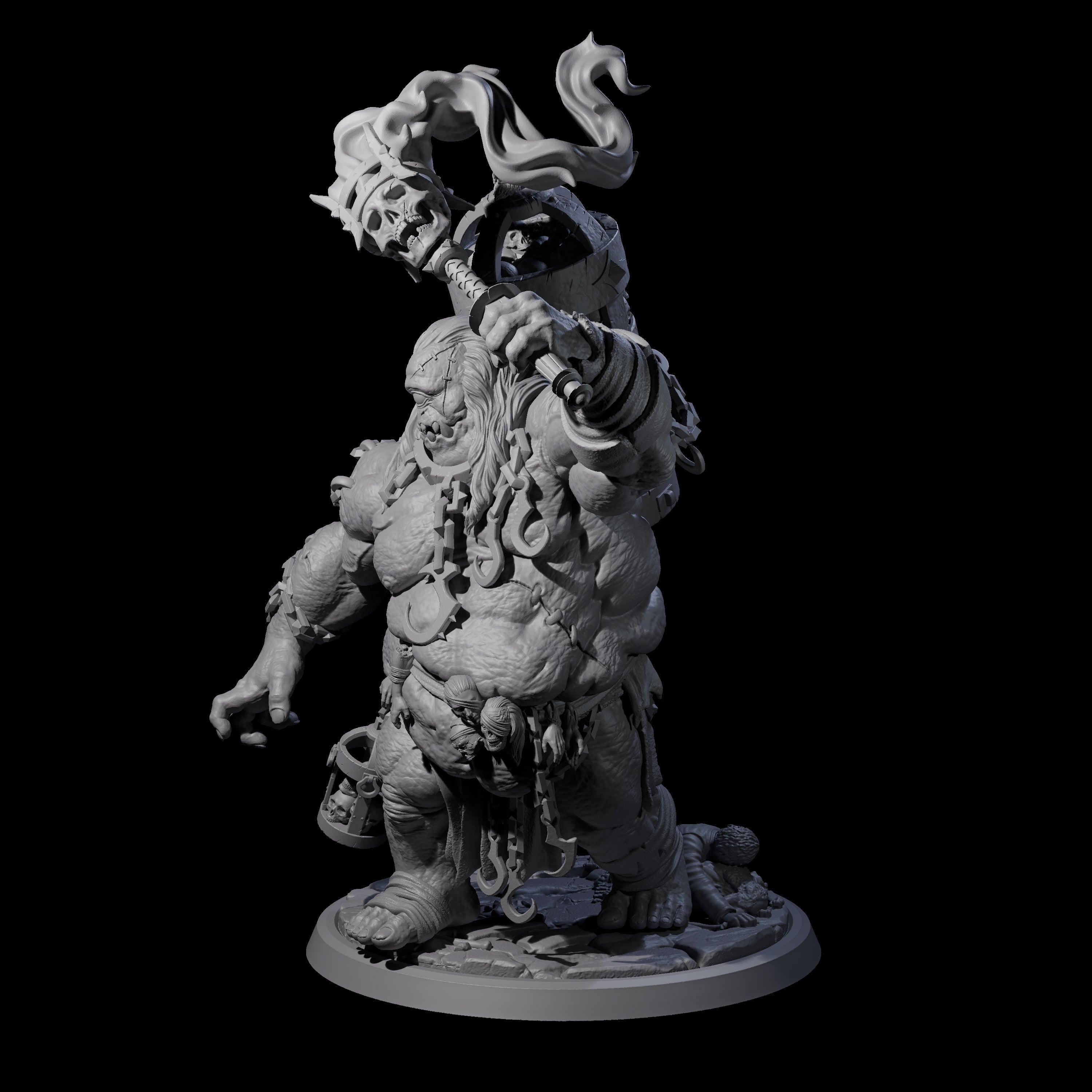 Raging Cyclops B Miniature for Dungeons and Dragons, Pathfinder or other TTRPGs