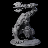 Raging Cyclops Barbarian Miniature for Dungeons and Dragons, Pathfinder or other TTRPGs