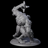 Raging Cyclops Barbarian Miniature for Dungeons and Dragons, Pathfinder or other TTRPGs