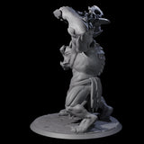 Raging Cyclops Barbarian Miniature for Dungeons and Dragons, Pathfinder or other TTRPGs