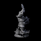 Raging Dwarf Barbarian Miniature for Dungeons and Dragons, Pathfinder or other TTRPGs