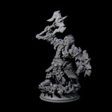 Raging Dwarf Barbarian Miniature for Dungeons and Dragons, Pathfinder or other TTRPGs
