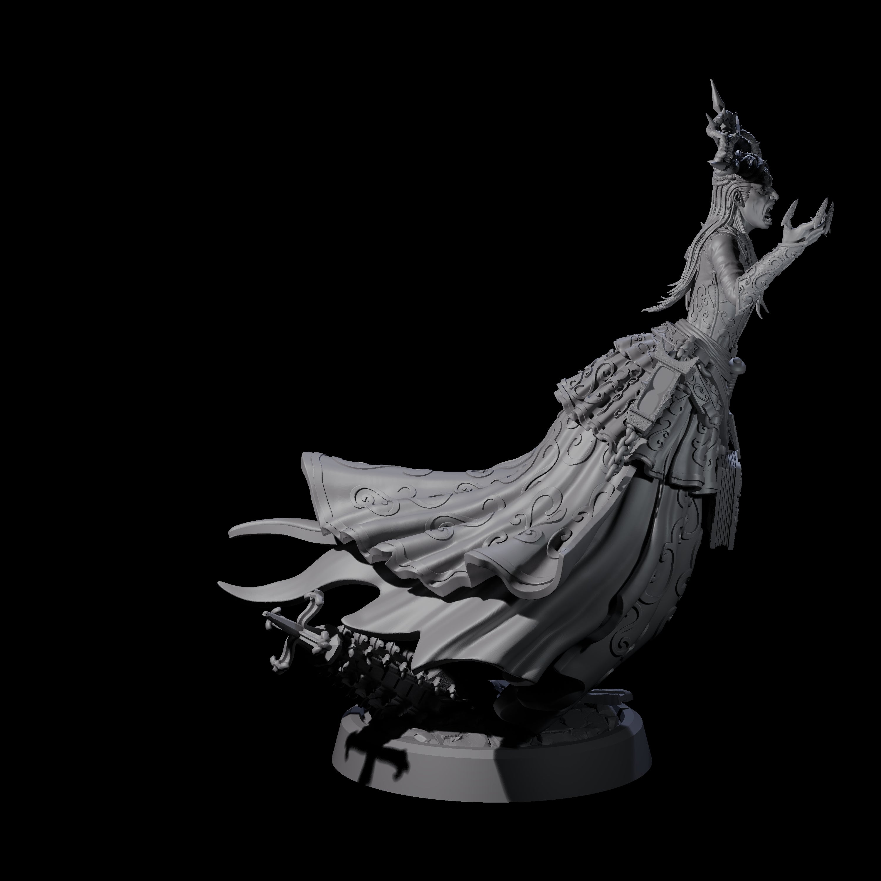 Raging Warblade Succubus B Miniature for Dungeons and Dragons, Pathfinder or other TTRPGs