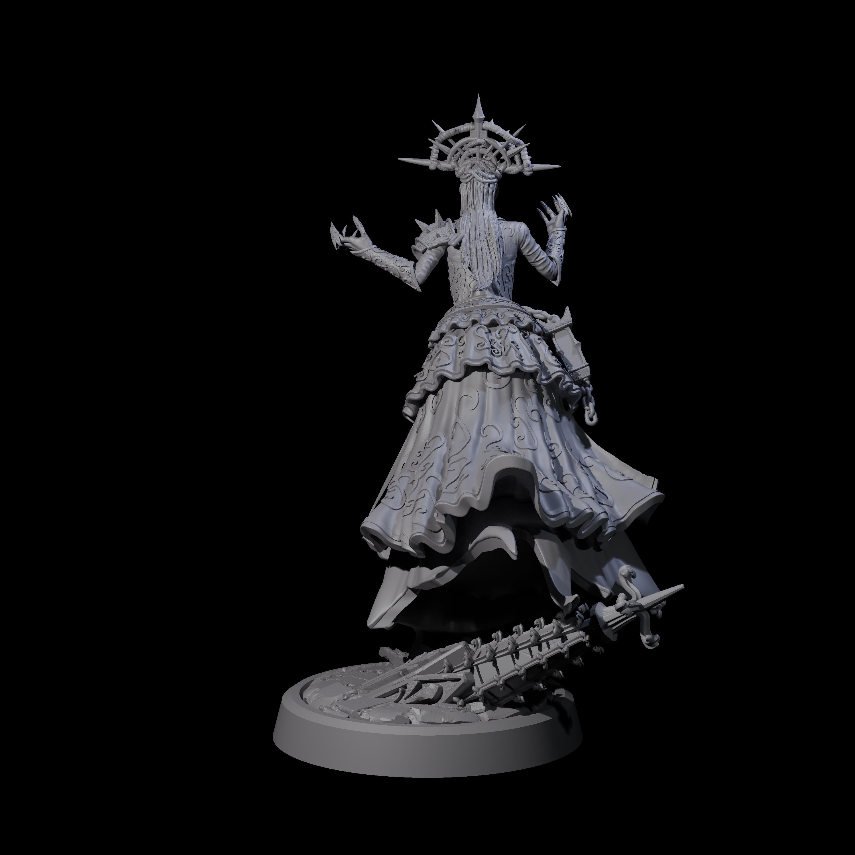 Raging Warblade Succubus B Miniature for Dungeons and Dragons, Pathfinder or other TTRPGs