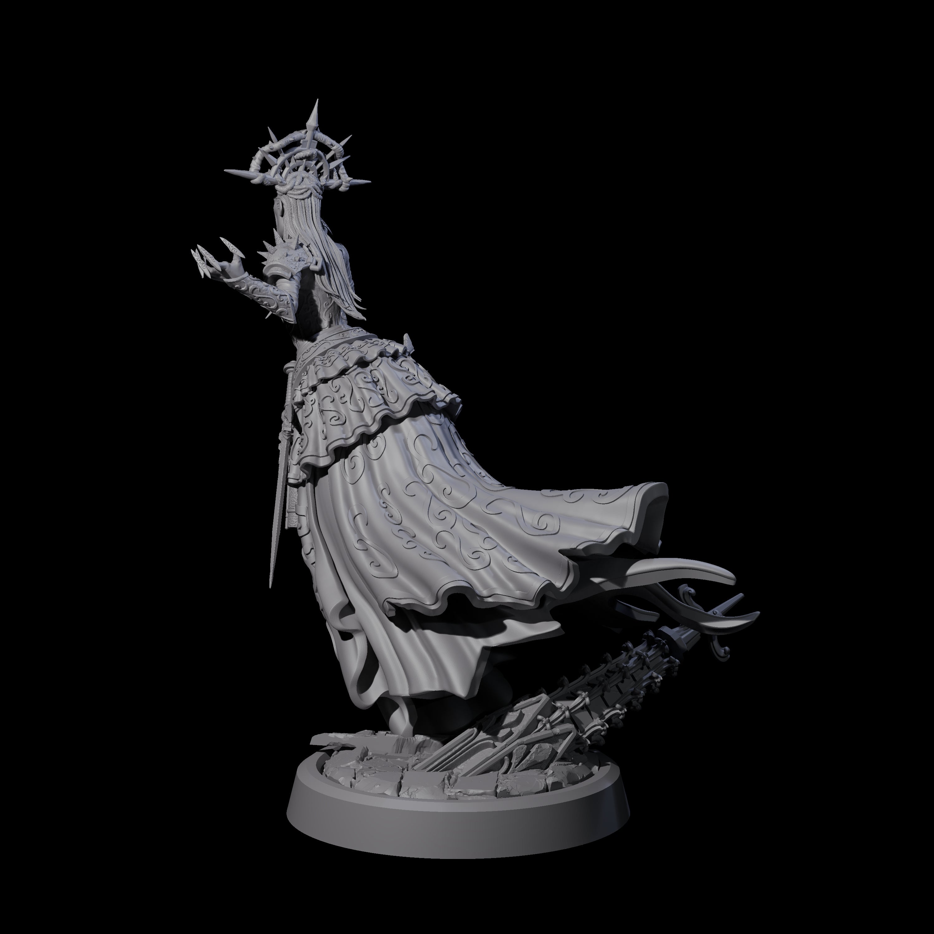 Raging Warblade Succubus B Miniature for Dungeons and Dragons, Pathfinder or other TTRPGs