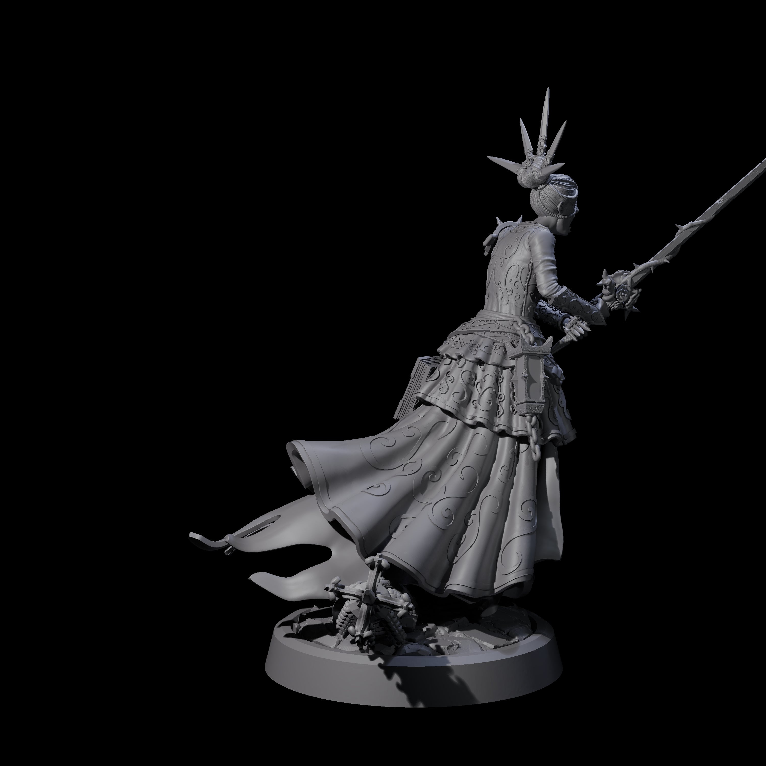 Raging Warblade Succubus C Miniature for Dungeons and Dragons, Pathfinder or other TTRPGs