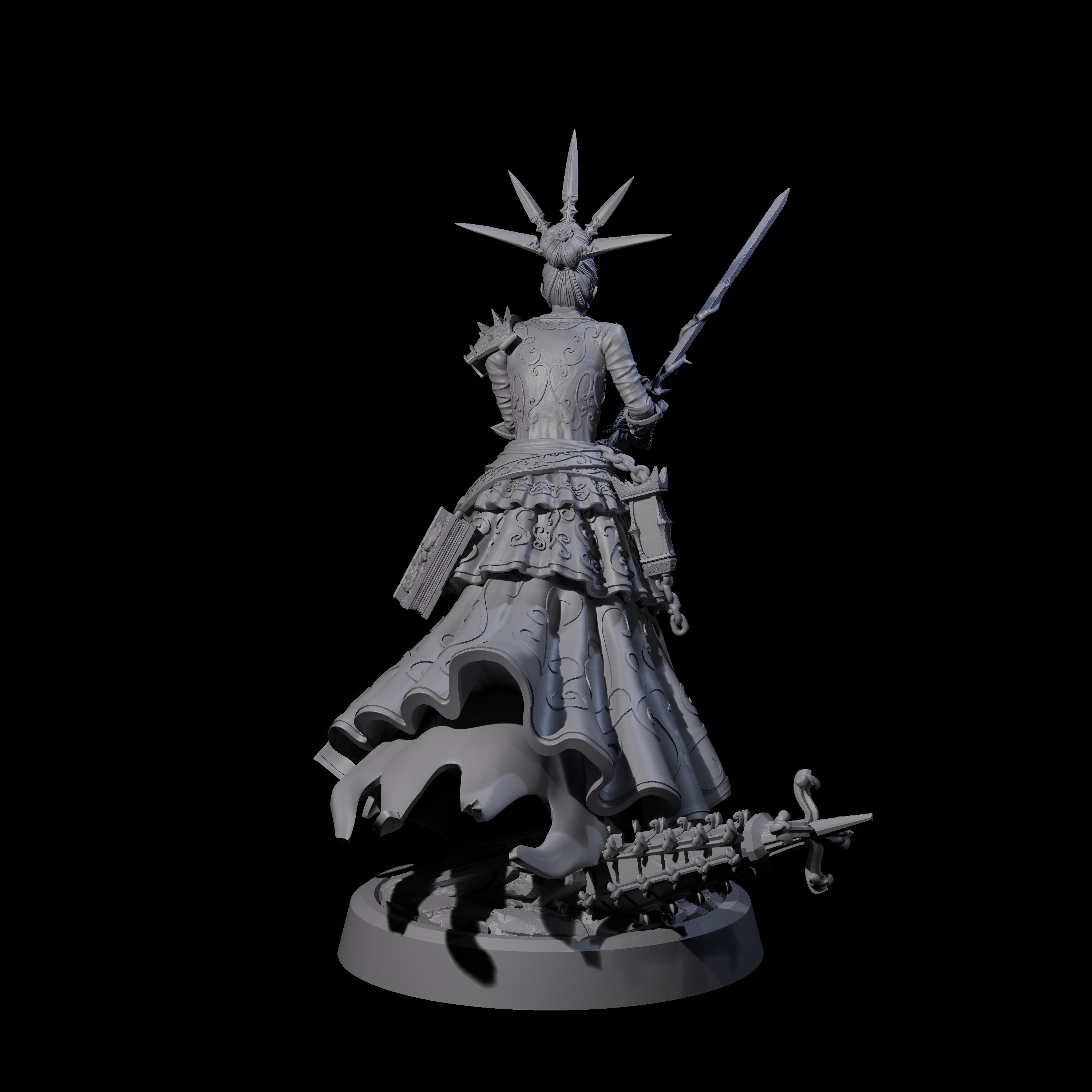 Raging Warblade Succubus C Miniature for Dungeons and Dragons, Pathfinder or other TTRPGs