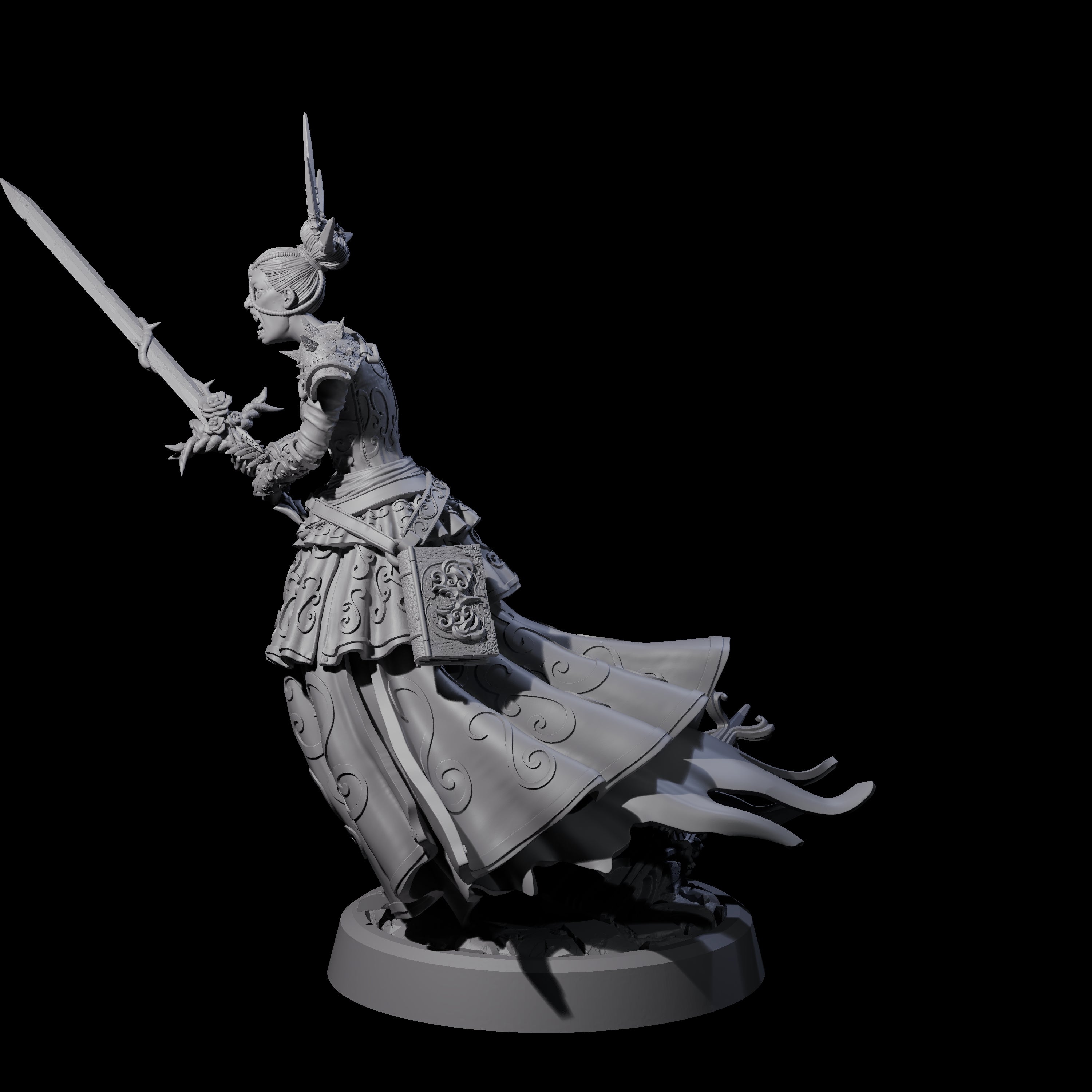 Raging Warblade Succubus C Miniature for Dungeons and Dragons, Pathfinder or other TTRPGs