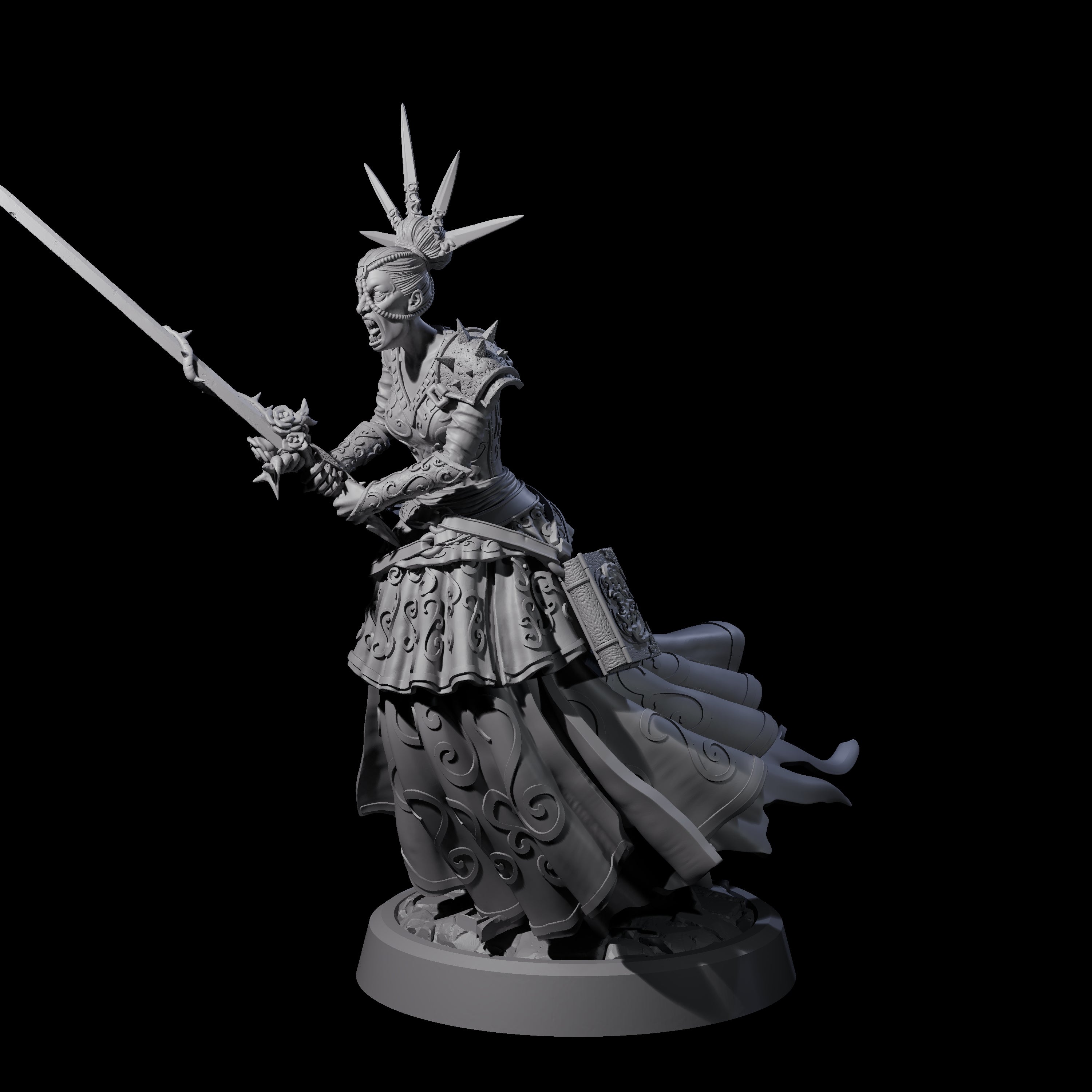 Raging Warblade Succubus C Miniature for Dungeons and Dragons, Pathfinder or other TTRPGs