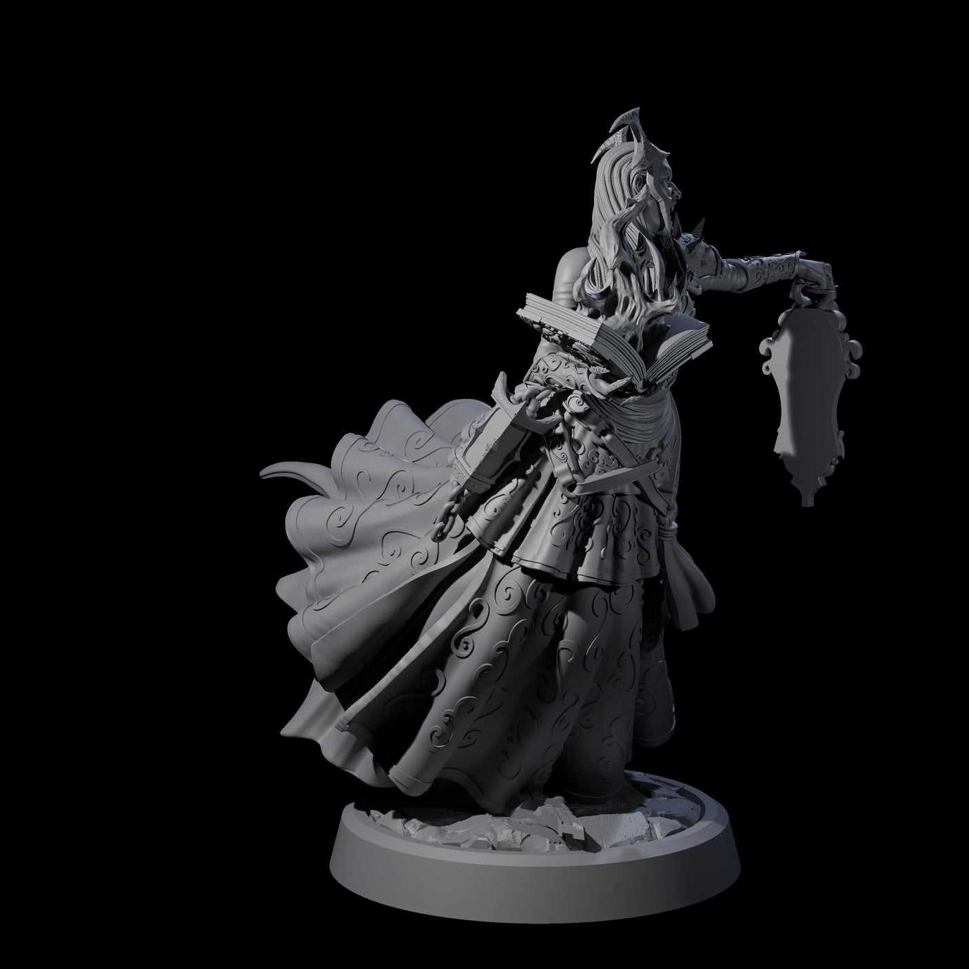 Raging Warblade Succubus D Miniature for Dungeons and Dragons, Pathfinder or other TTRPGs