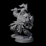 Raiding Orc Warrior A Miniature for Dungeons and Dragons, Pathfinder or other TTRPGs