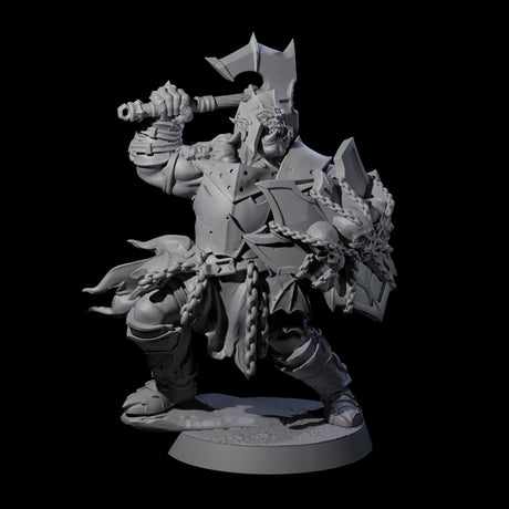 Raiding Orc Warrior A Miniature for Dungeons and Dragons, Pathfinder or other TTRPGs