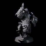 Raiding Orc Warrior A Miniature for Dungeons and Dragons, Pathfinder or other TTRPGs