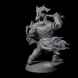 Raiding Orc Warrior A Miniature for Dungeons and Dragons, Pathfinder or other TTRPGs