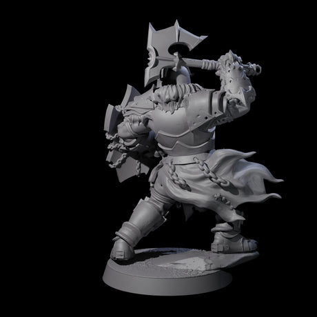 Raiding Orc Warrior A Miniature for Dungeons and Dragons, Pathfinder or other TTRPGs
