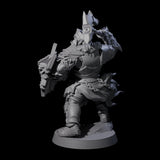 Raiding Orc Warrior A Miniature for Dungeons and Dragons, Pathfinder or other TTRPGs
