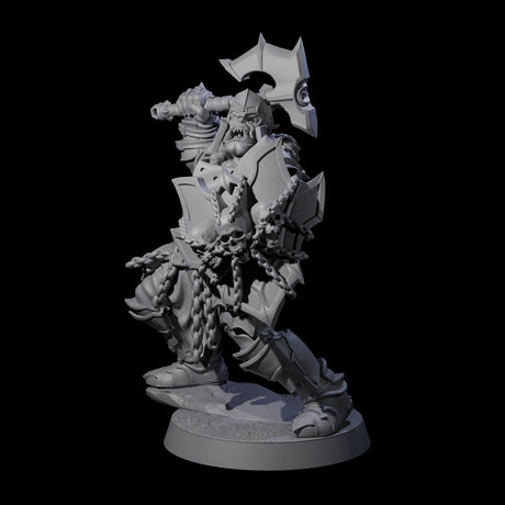 Raiding Orc Warrior A Miniature for Dungeons and Dragons, Pathfinder or other TTRPGs